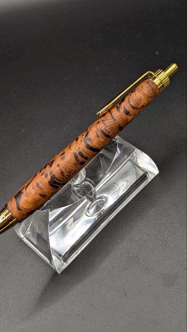 415ペン工房翌檜　超極上　屋久杉　泡瘤　木軸シャーペン　ボールペン