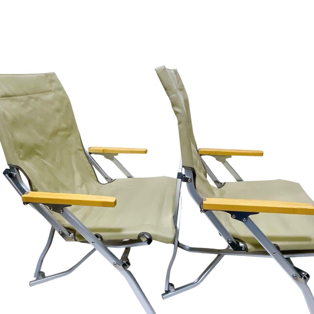 スノーピーク ローチェア30 カーキ キャンプチェア 2脚セット