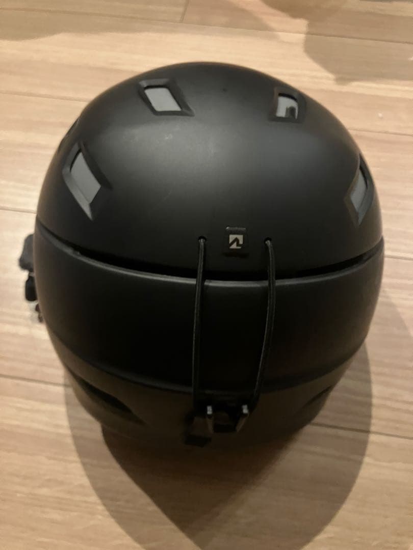 マーカー　マットブラック スキー　ヘルメットＭサイズ