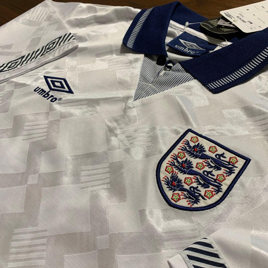 新品タグ付 復刻 イングランド 1990ワールドカップ 19番 ポールガス