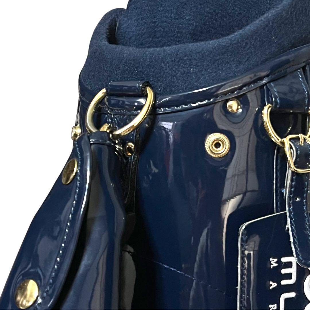 美品 限定 希少 ムータマリン スタンド キャディバッグ 刺繍 エナメル ゴルフ