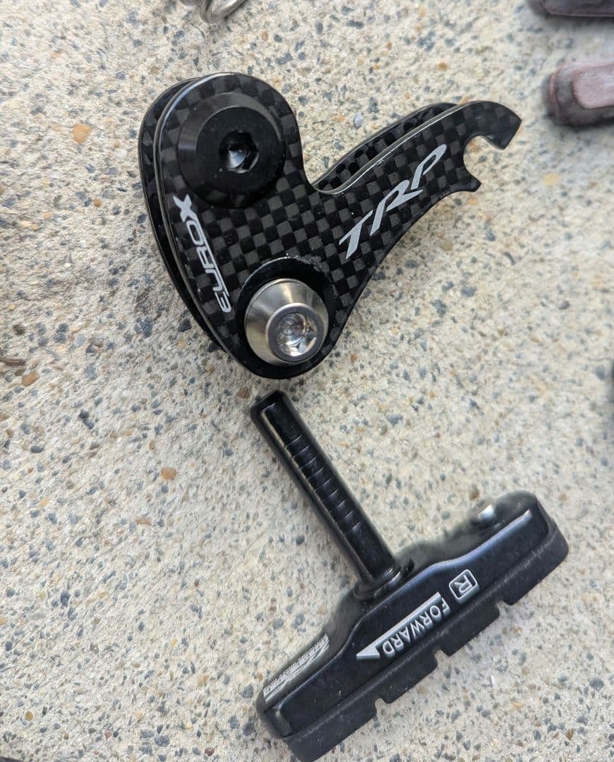 新品 軽量 TRP TRP EUROX CARBON カンチブレーキ