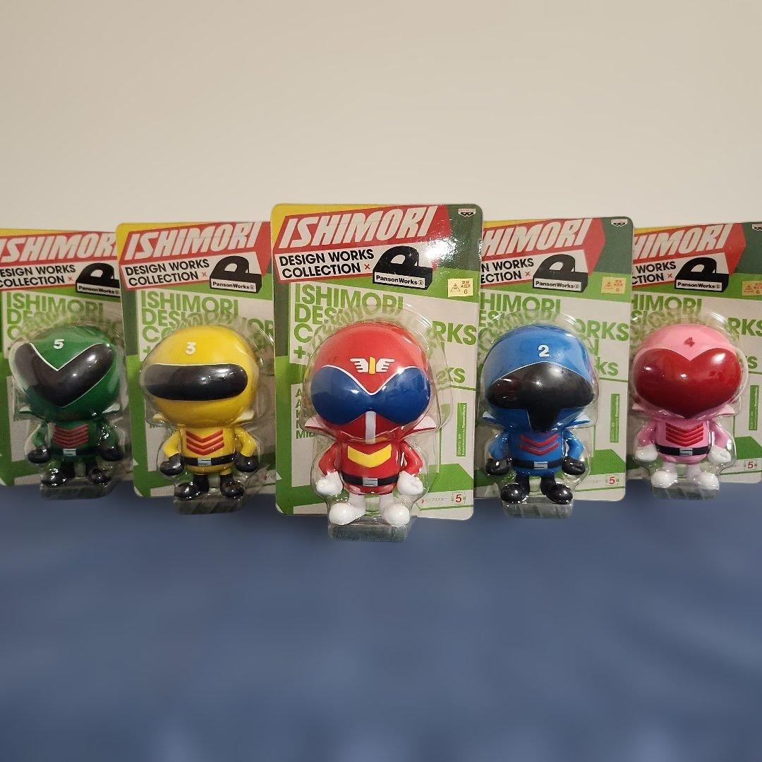 @*様 ISHIMORI デザインワークスコレクション フィギュア　ゴレンジャー