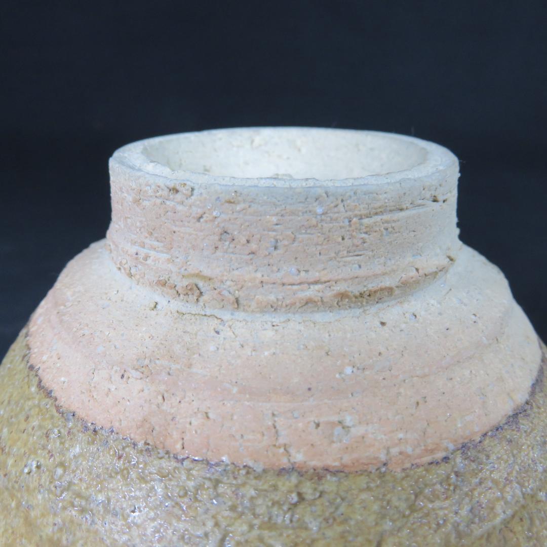 茶碗 在銘 木箱 共箱 作家物 抹茶碗 茶器 茶道具 お稽古 黄土