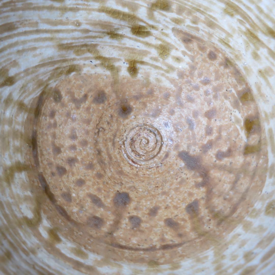 茶碗 在銘 木箱 共箱 作家物 抹茶碗 茶器 茶道具 お稽古 黄土