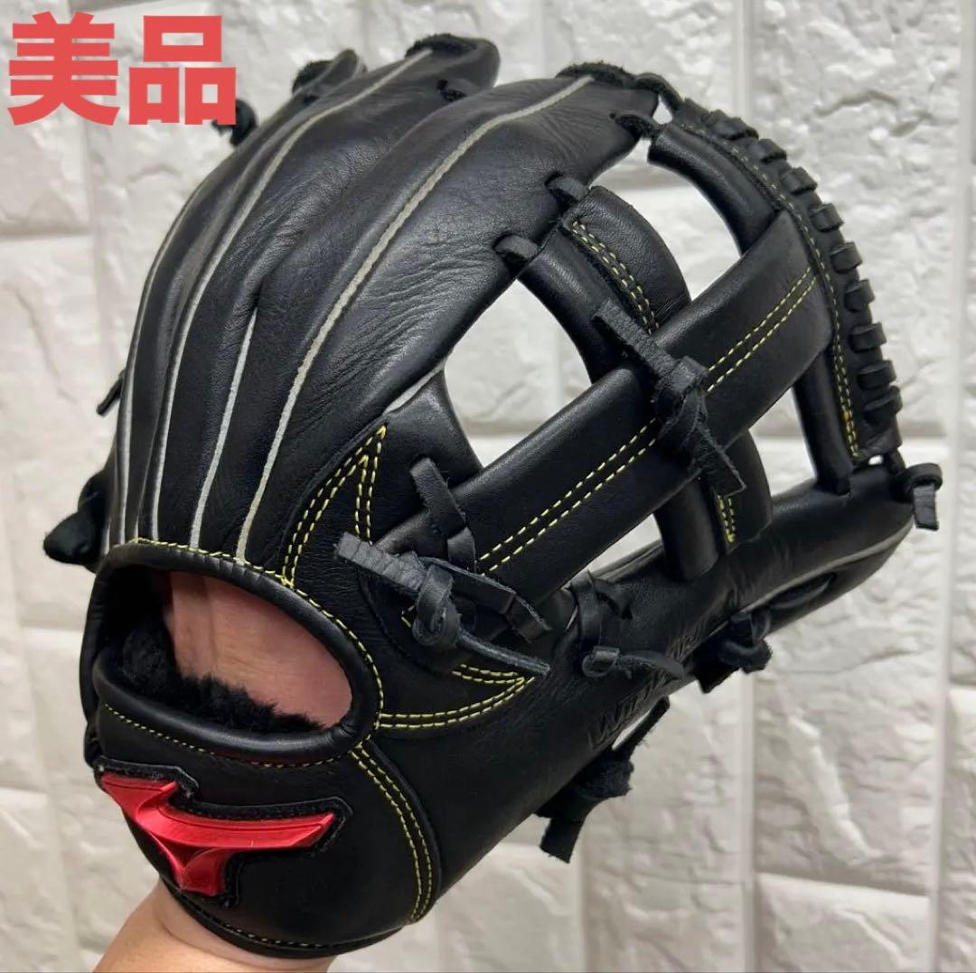 【美品】野球 グローブ 軟式 少年野球 ミズノ 内野手 外野手 ウィズドライブ