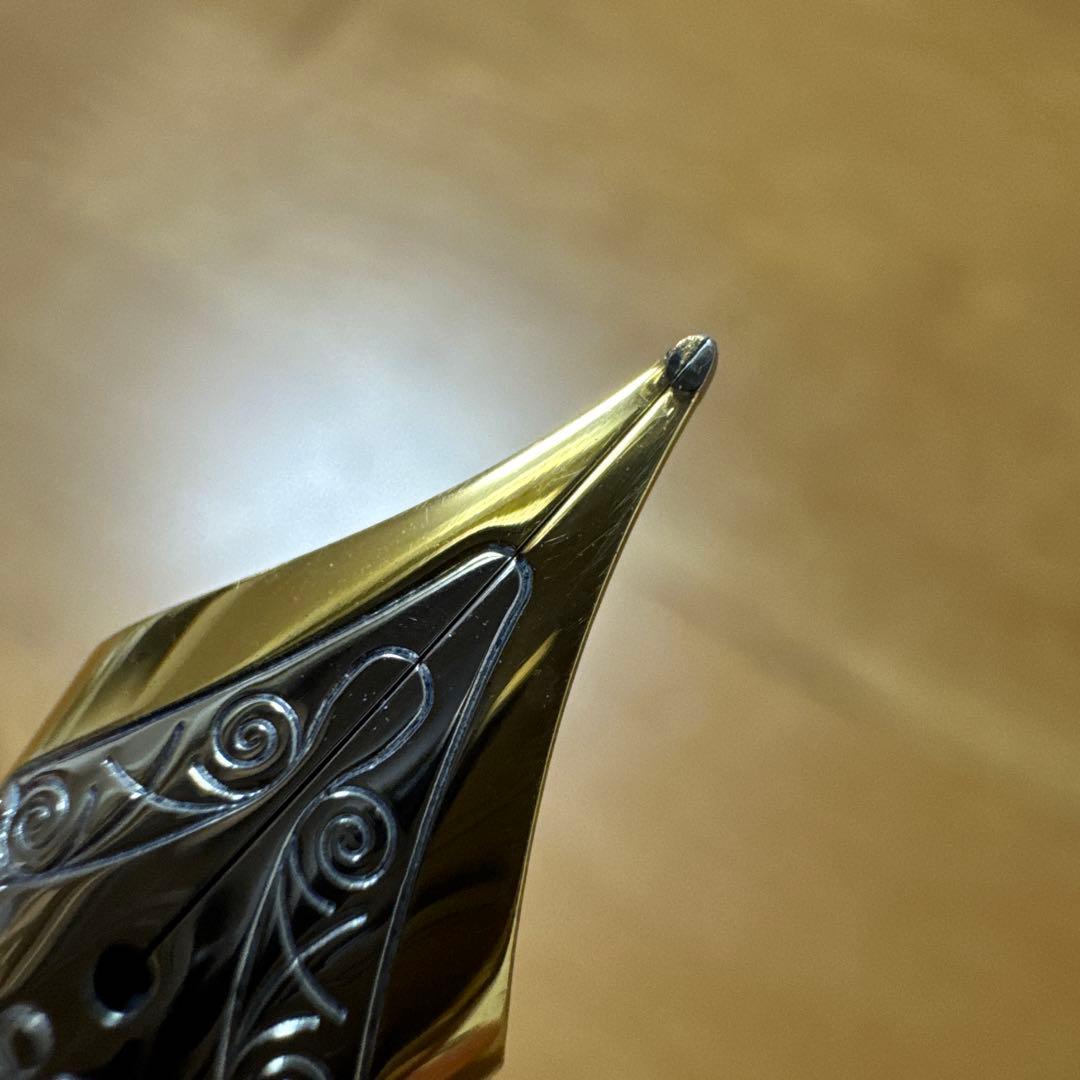 美品 MONTBLANC モンブラン 149 万年筆 18k M ブラック