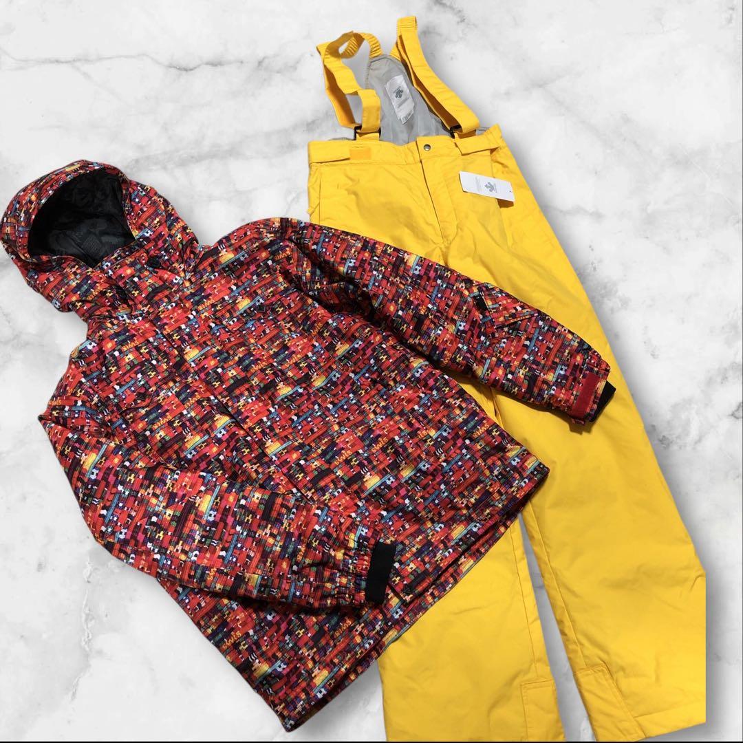 【未使用タグ付き含む】スノーウェア　サイズ160　デサント　マルチカラー