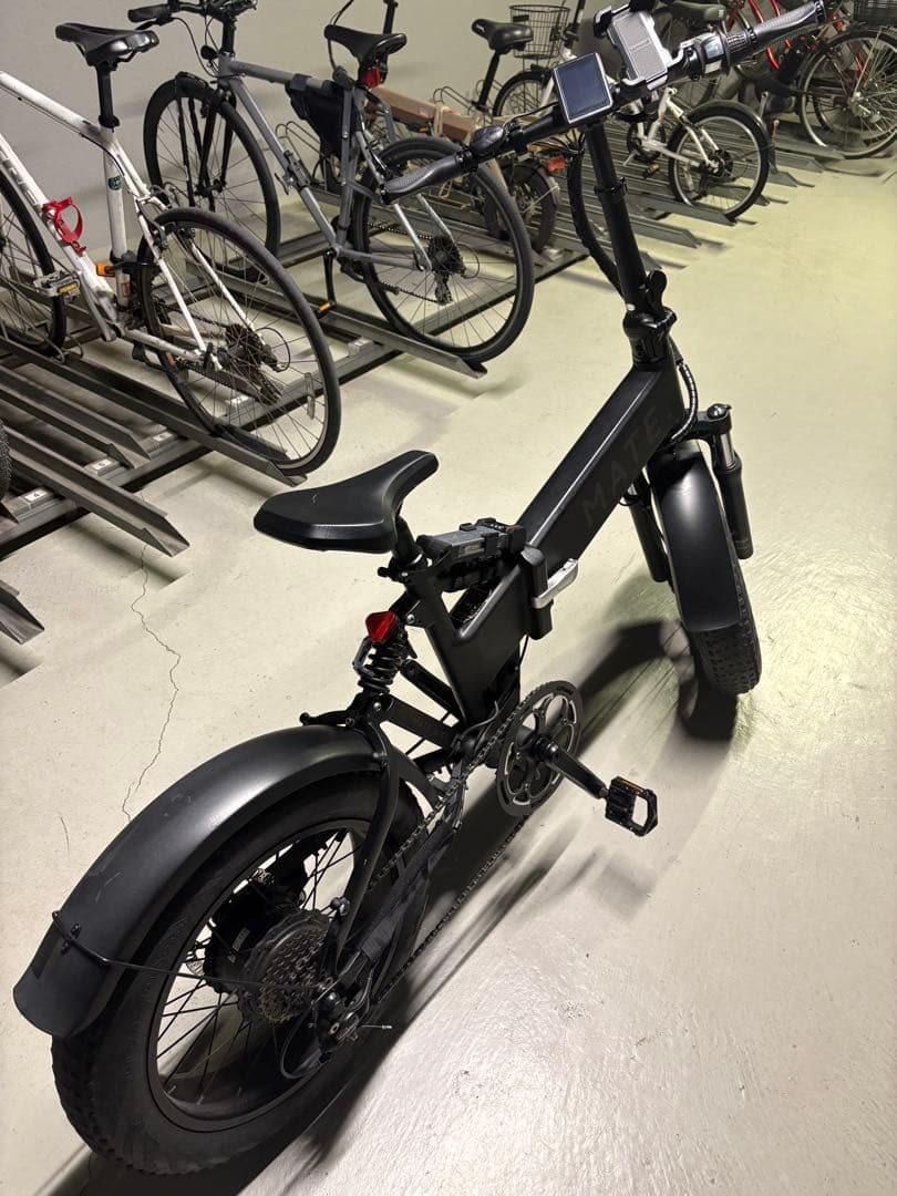 MATE X電動アシスト自転車 ブラック