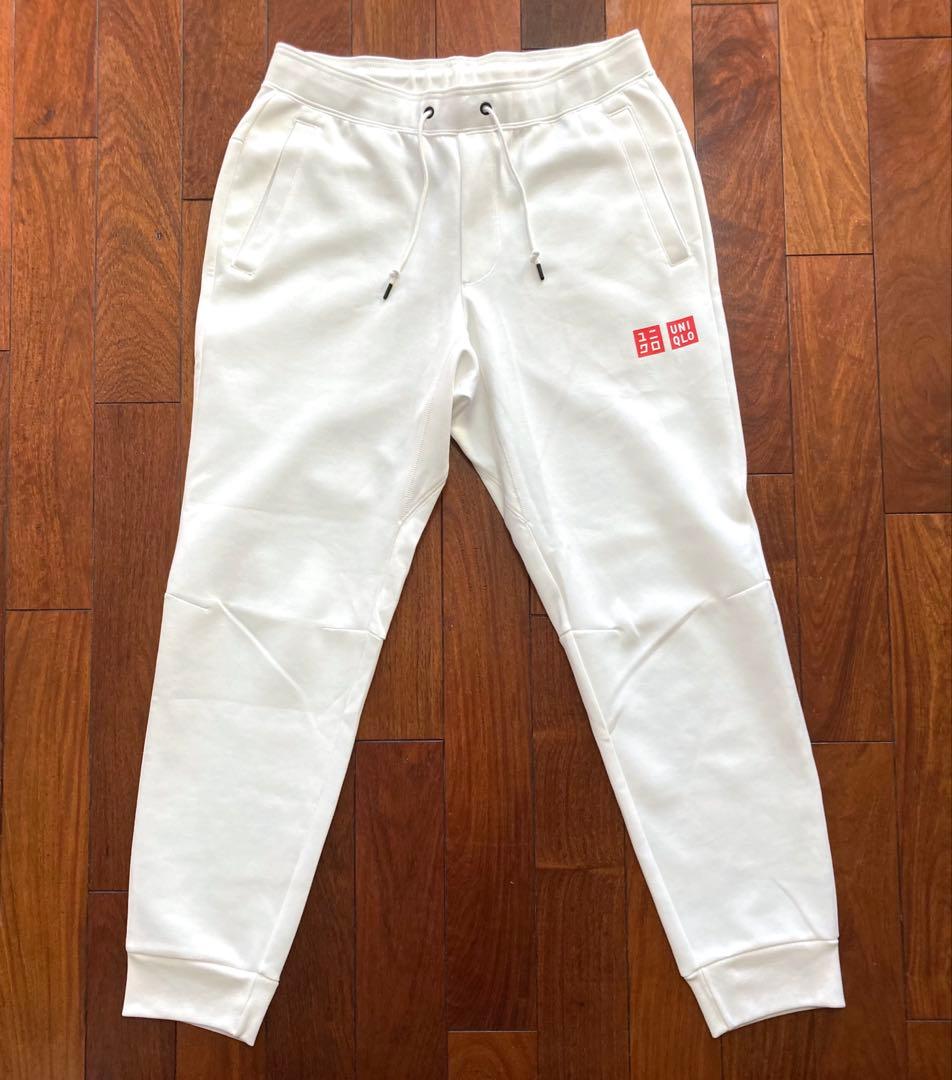 【新品未使用】UNIQLO ジョコビッチ2016全米　ドライスウェットパンツ　白