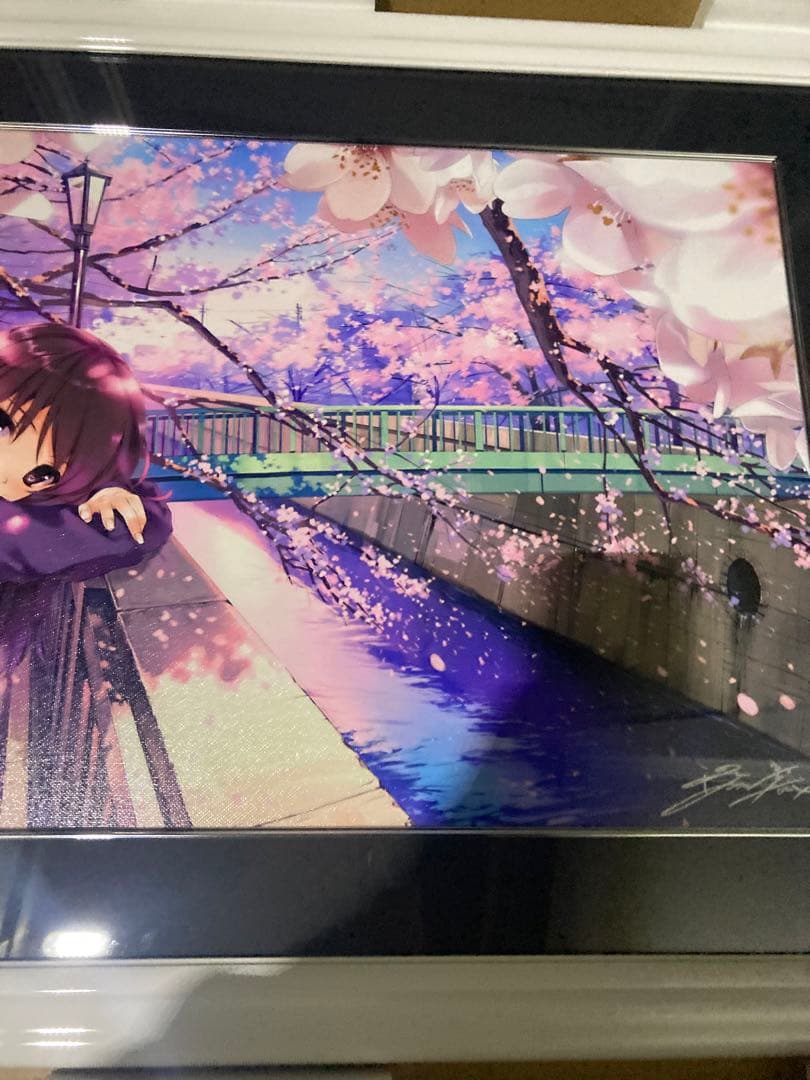 アールビバン　深崎暮人 版画 「GRADUATION C/E」 ミクスドメディア