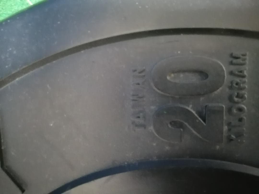 GYMWAY 20kgバンパープレート1枚