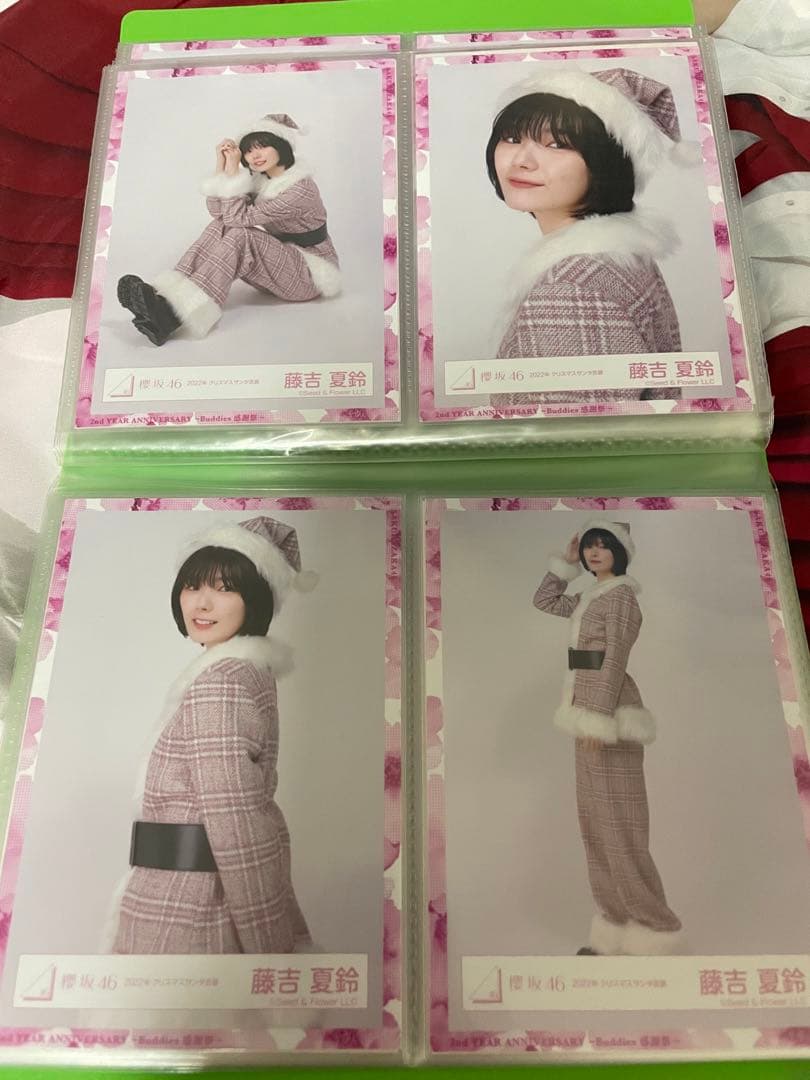 櫻坂46 生写真 クリスマスサンタ衣装 全メンバーフルコンプ
