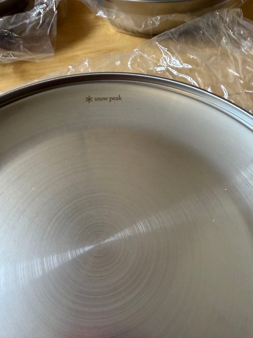 スノーピーク　ステンレス　皿セット　８枚　新品