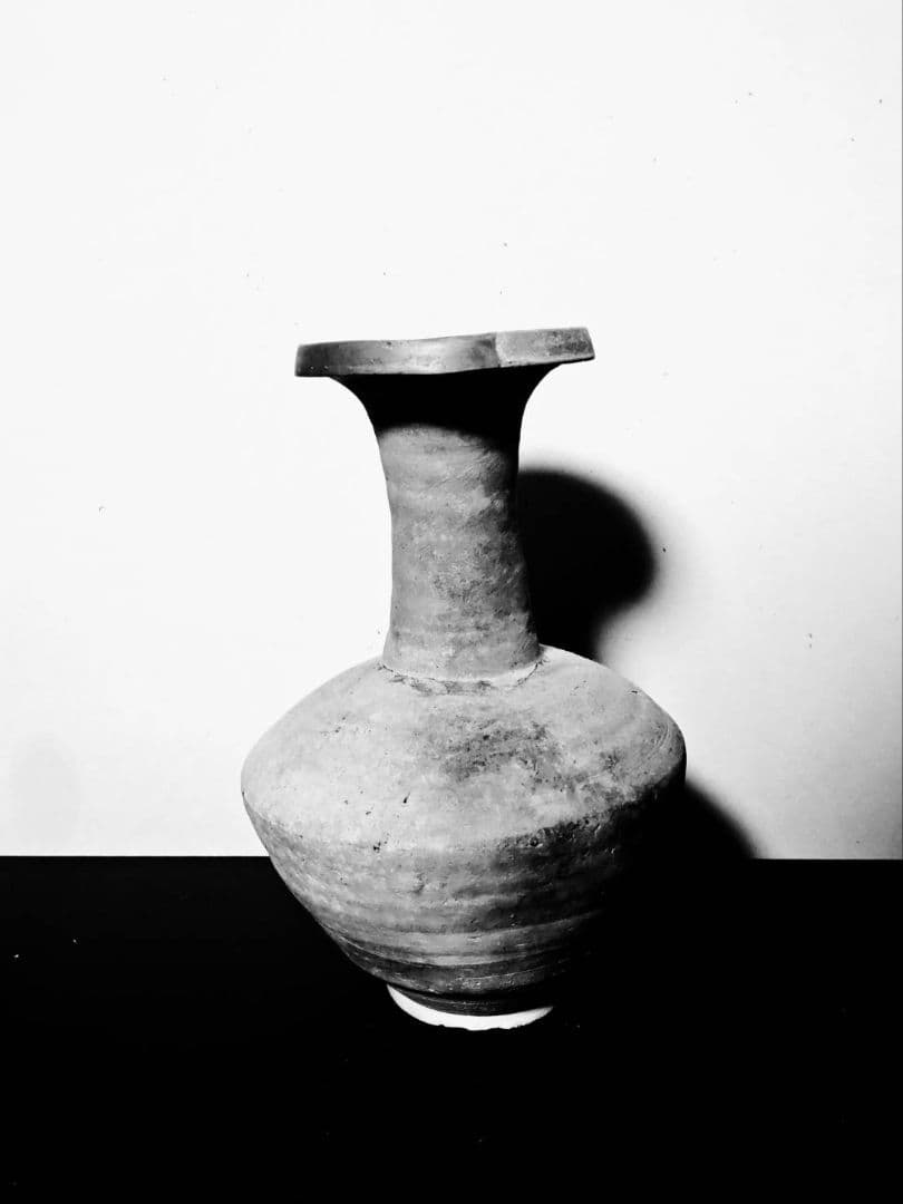 須恵器長頸瓶　猿投 湖西 東海地方 奈良時代〜平安時代 花呼ぶ器 考古 古美術