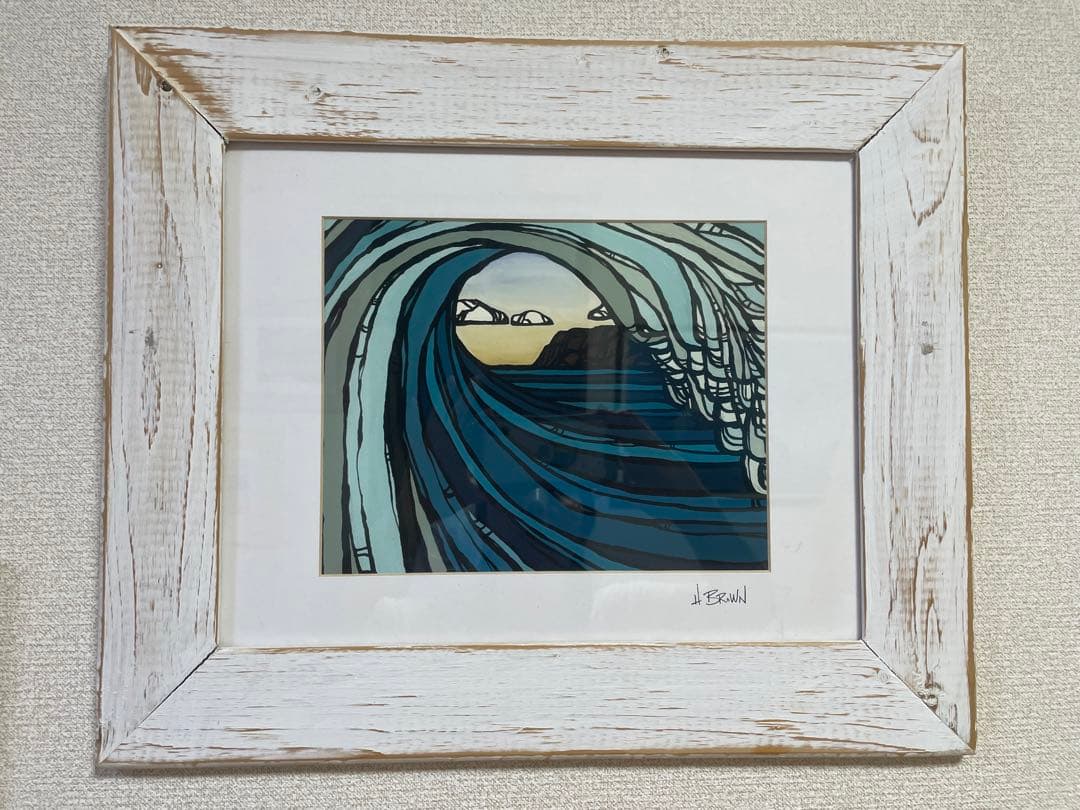 ヘザーブラウン絵画　Mサイズ