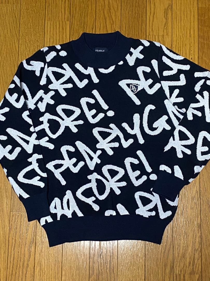 パーリーゲイツ 落書きニット