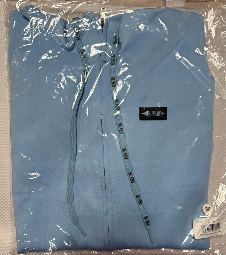 L*t様 未開封新品　羽生結弦 「→RE_PRAY←」 ジップパーカー（ブルー）