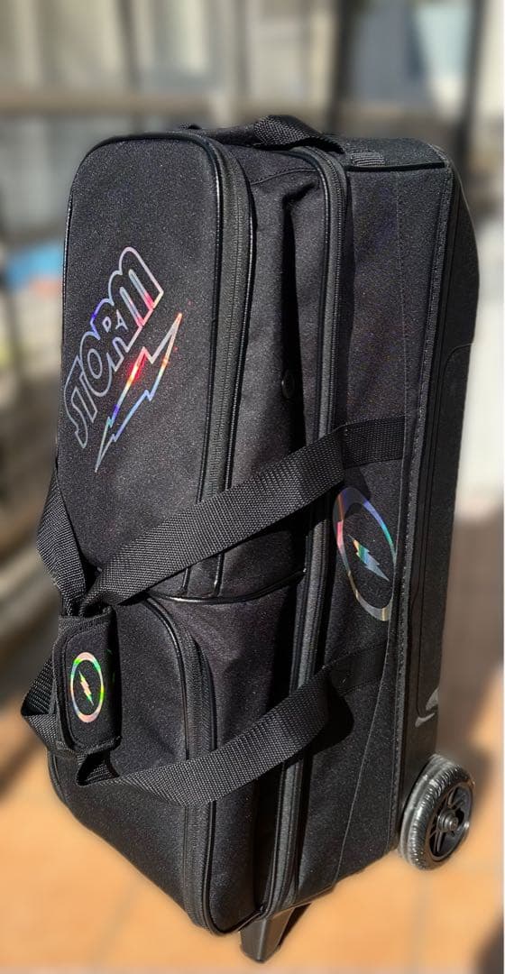 26年モデル　STORM ボウリング 3ボールバッグ スリム シャドウブラック