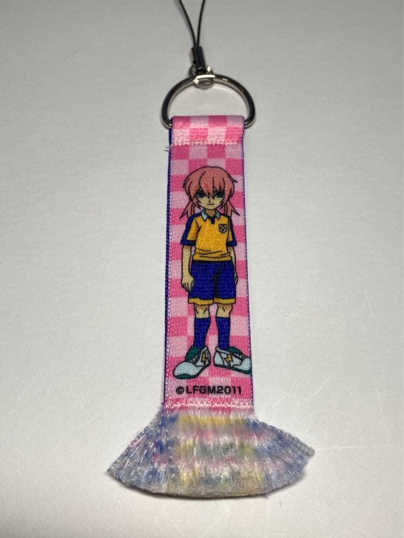 イナズマイレブン　ストラップ　根付　ナムコ・ナンジャタウン　霧野蘭丸