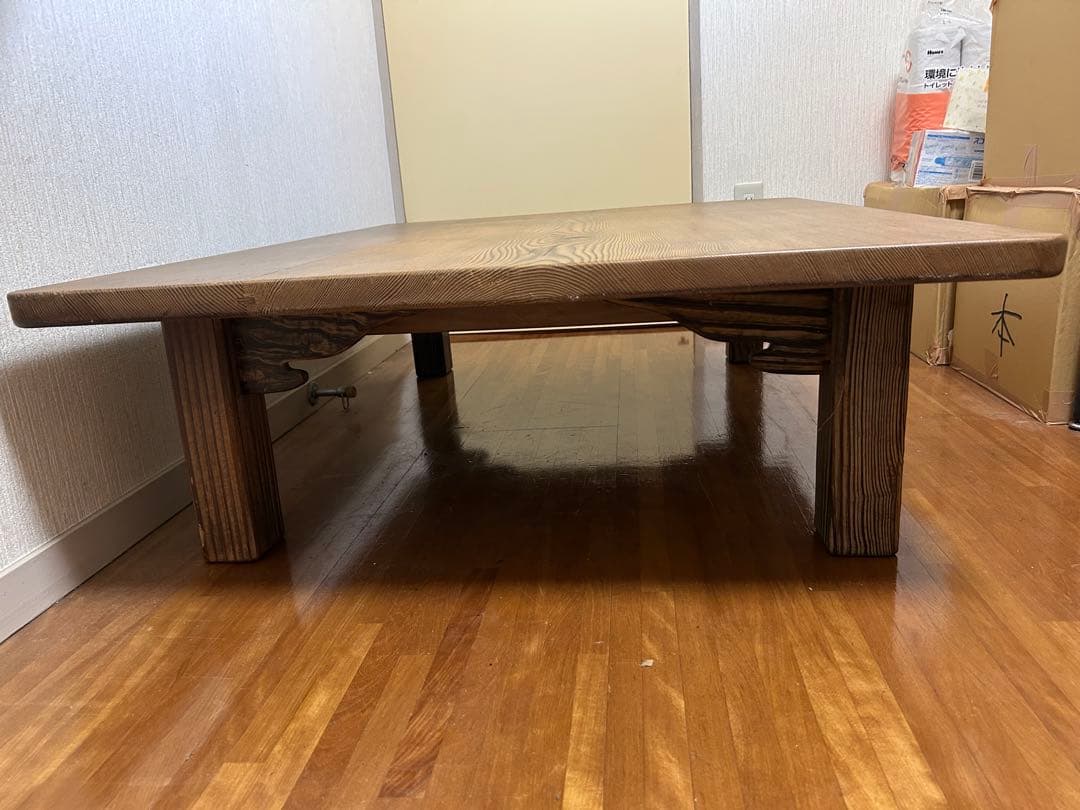 ☆最終値下げ☆ 一枚板ローテーブル　欅