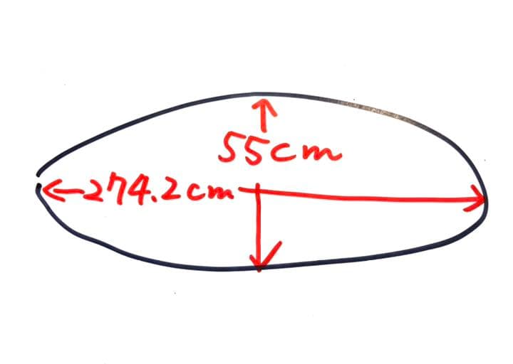 9’0 ロングボード 274cm 初心者 サーフボード SCELL ファンボード