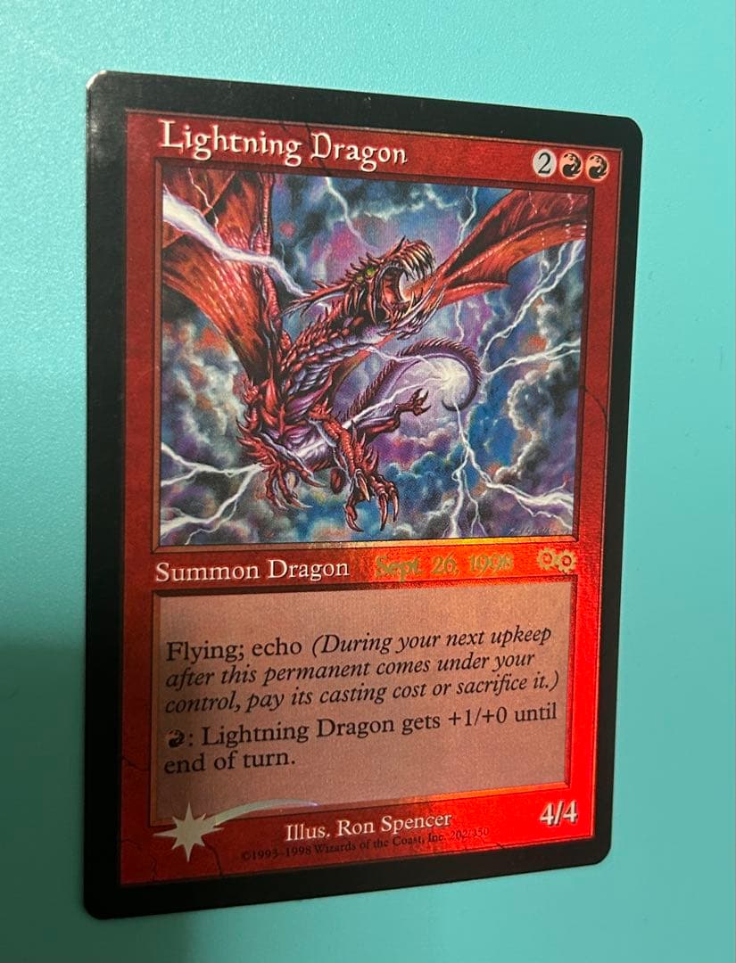 【MTG】　稲妻のドラゴン　foil