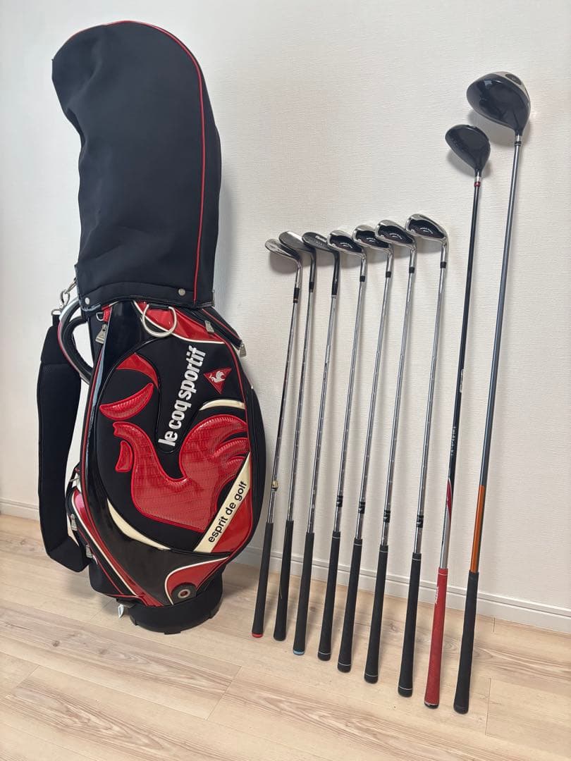 【◎送料無料】 ルコック 他　ゴルフクラブセット 9本