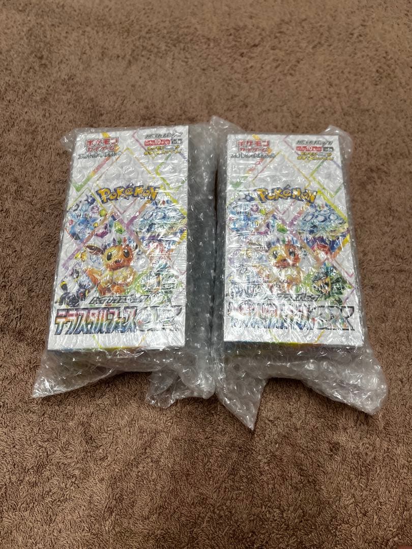 テラスタルフェスexシュリンク有　2BOX ニンフィア(マスボミラー)psa10