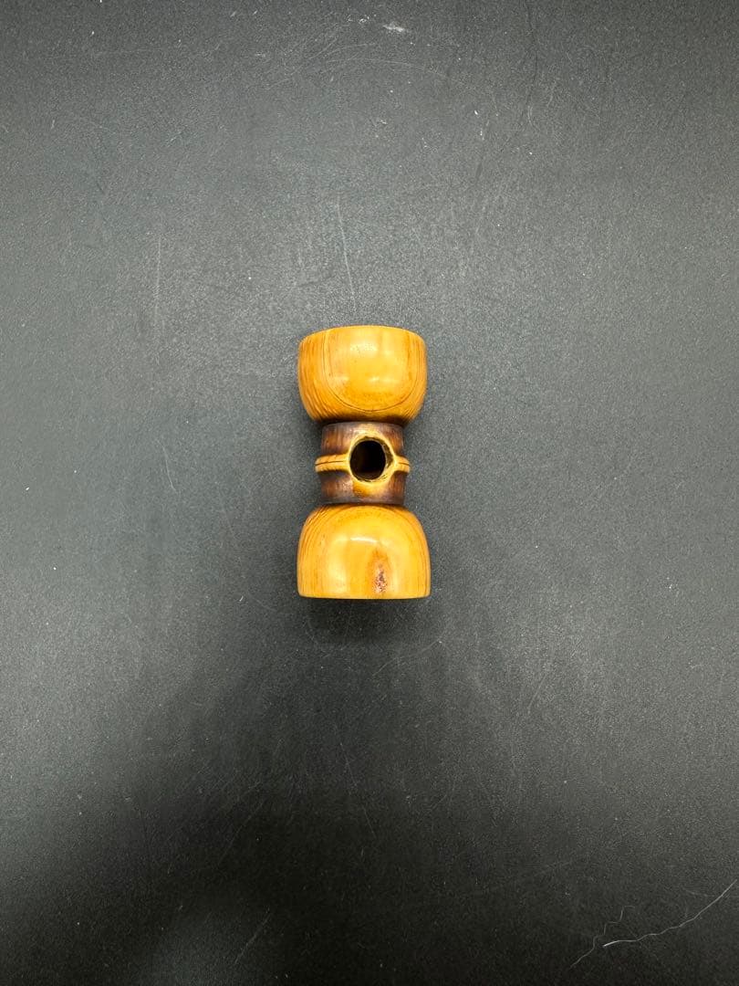 江戸時代　根付　太鼓形　蓋置　天然材質　骨董古美術