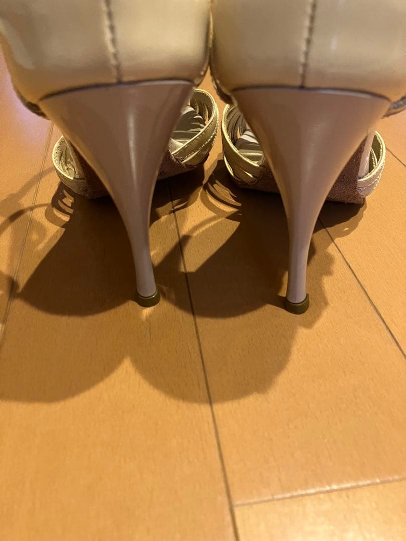 アルゼンチンタンゴシューズ mileva 24,5cm ベージュ