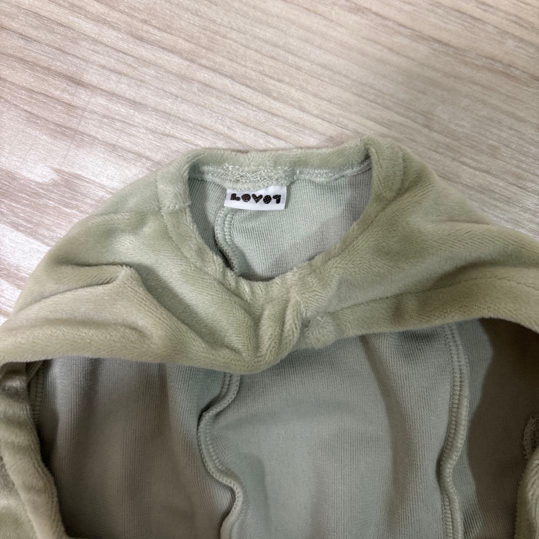 ラボット ベロアカットソー グリーン