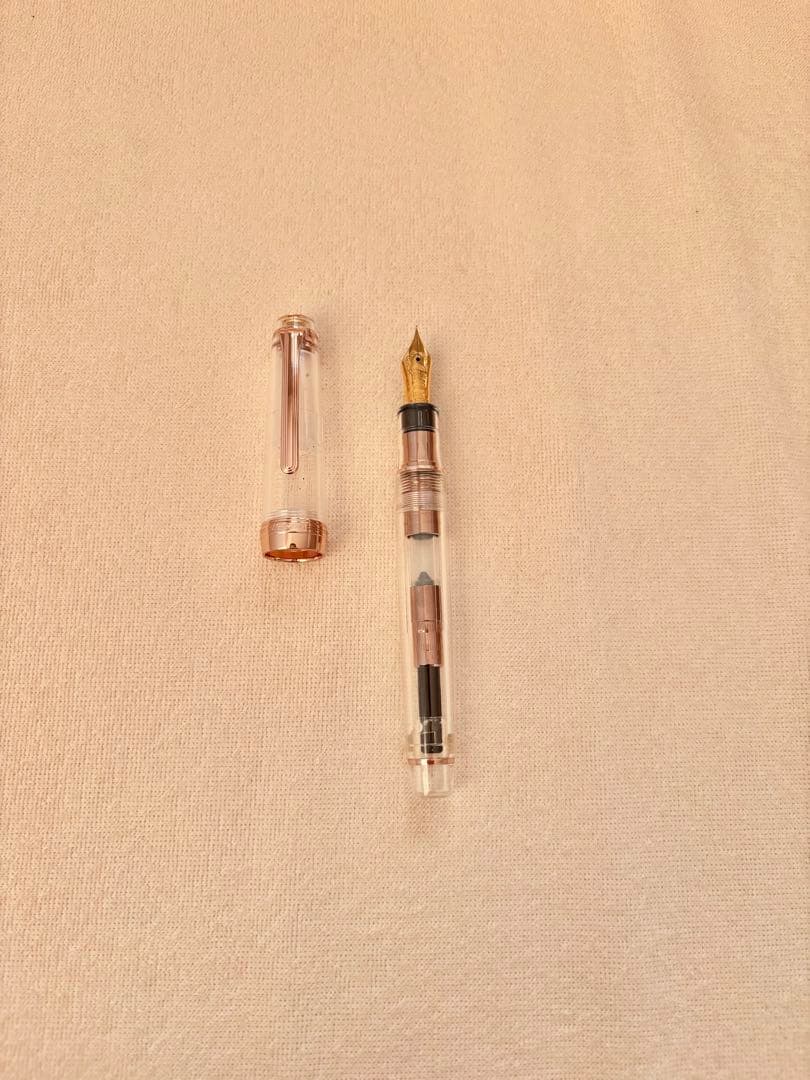 NAGASAWA 万年筆 ギアスケ ピンクゴールド【未使用 即購入⭕️！】
