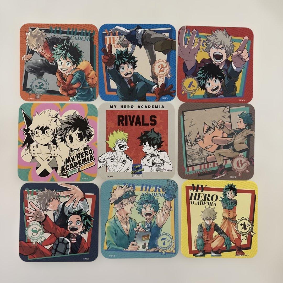 僕のヒーローアカデミア アートコースター rivals コンプリートセット