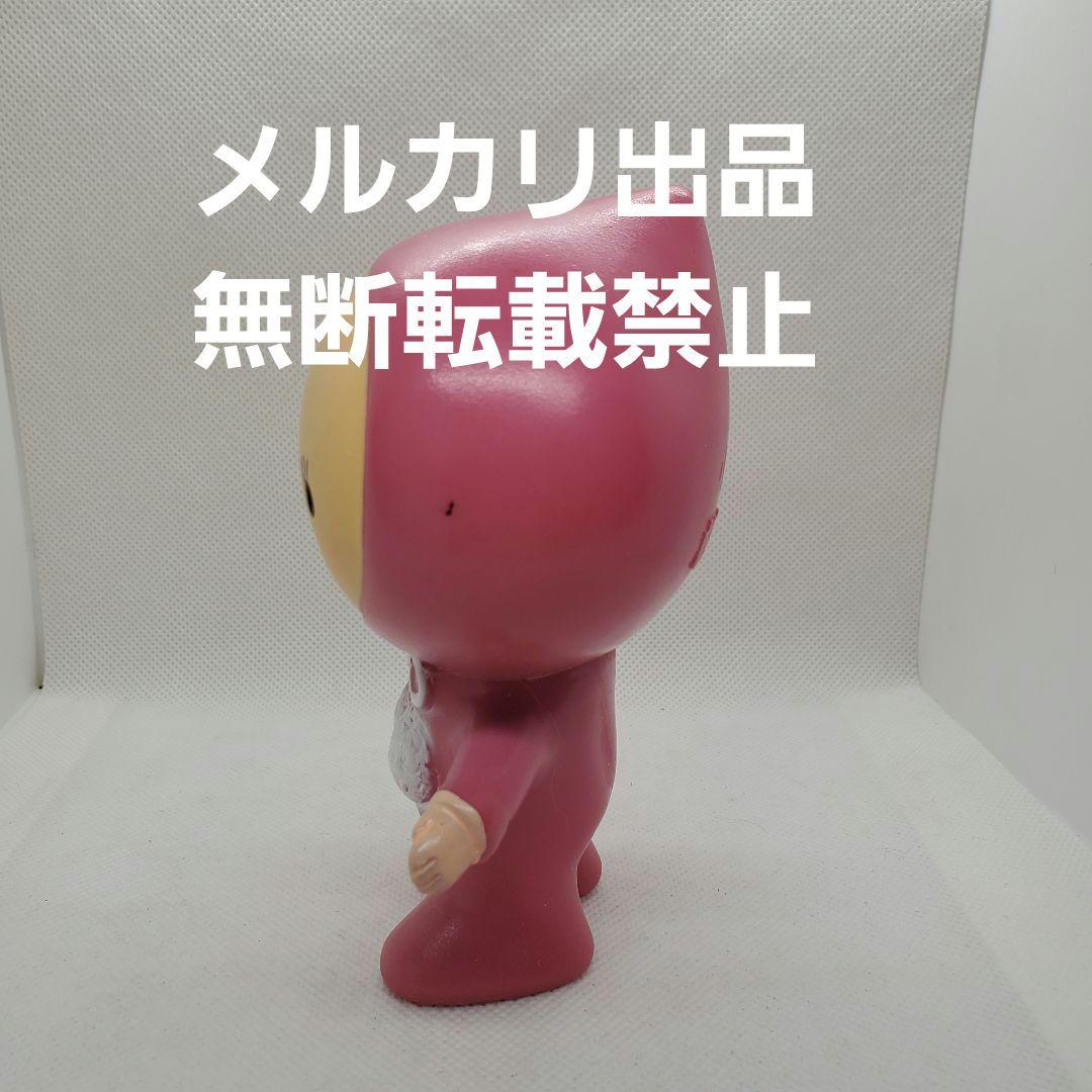 救心小児丸鳴き人形　笛付き　ソフビ　セット　箱付　モダンプラスチック　レア