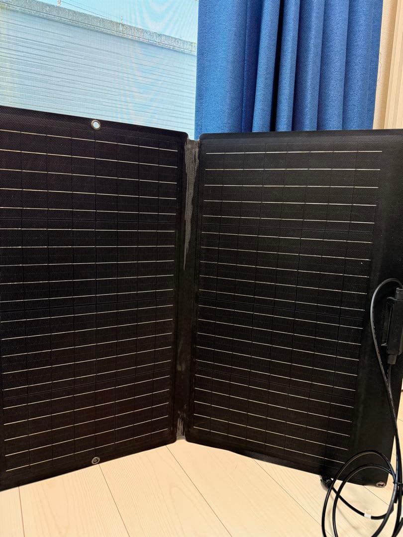 新品 EcoFlow DELTA 2 / 中古ソーラーパネル付き　セット