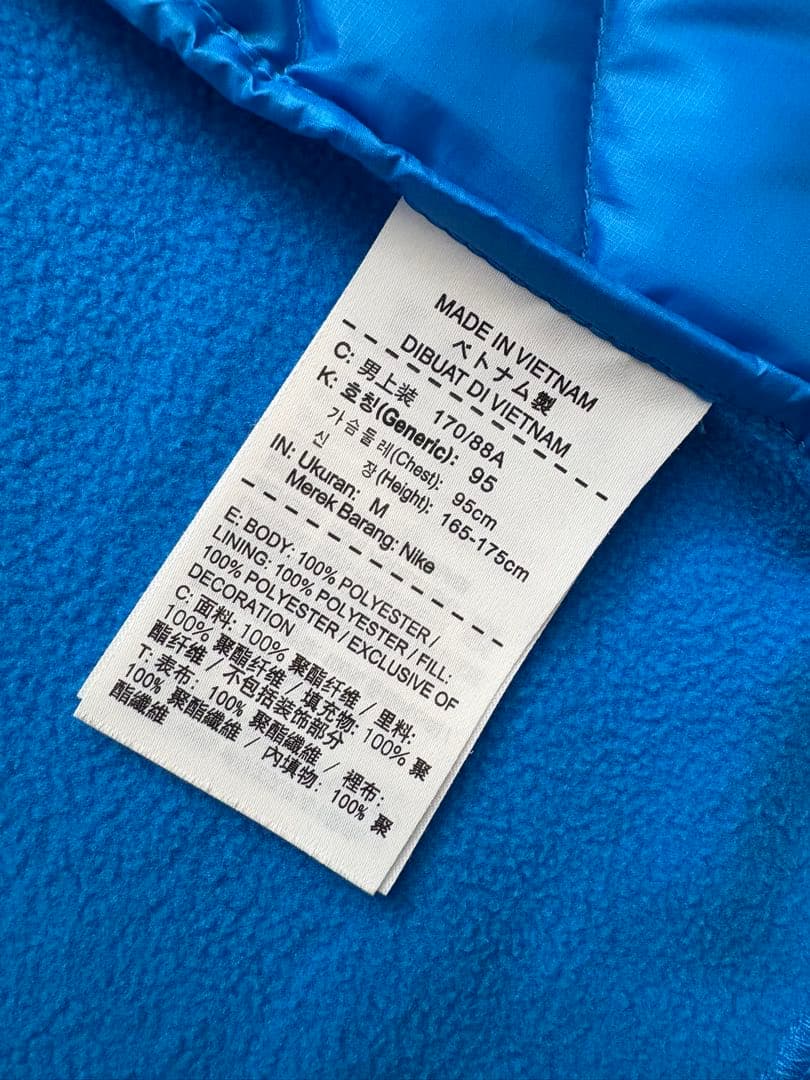 【美品】NIKE GOLF ナイキゴルフ エアロロフト フィルベスト 中綿 M