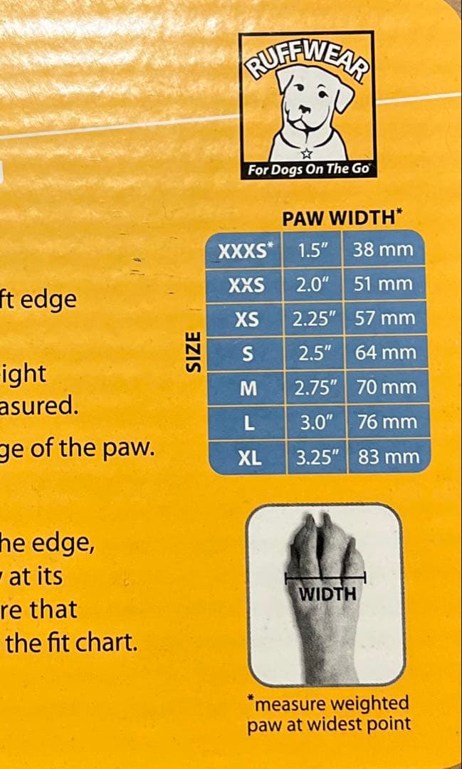 Ruffwear Polar Trex ドッグシューズ mont-bell