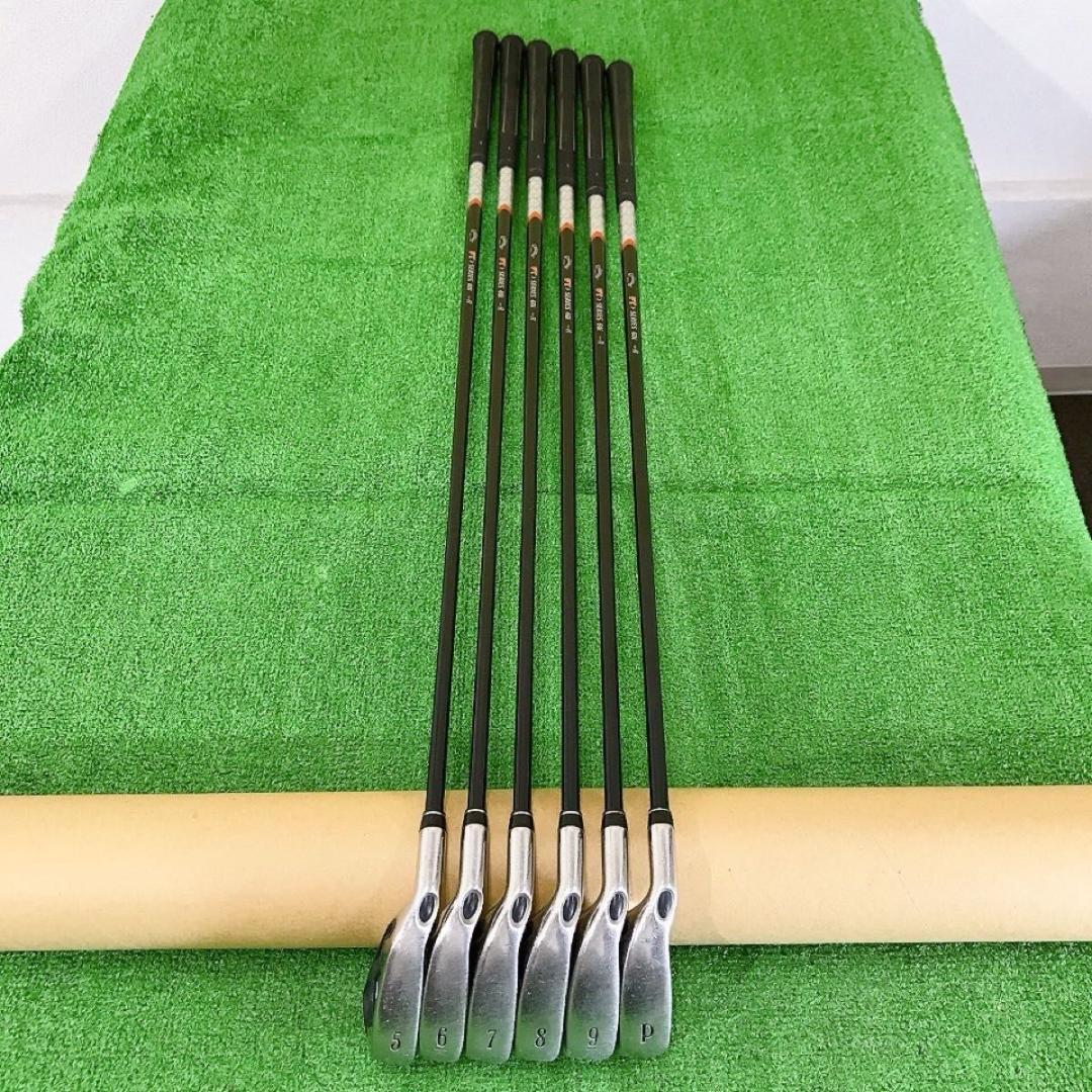 チ46★希少左利き用 キャロウェイ FT 6本アイアンセット R 純正 レフティ