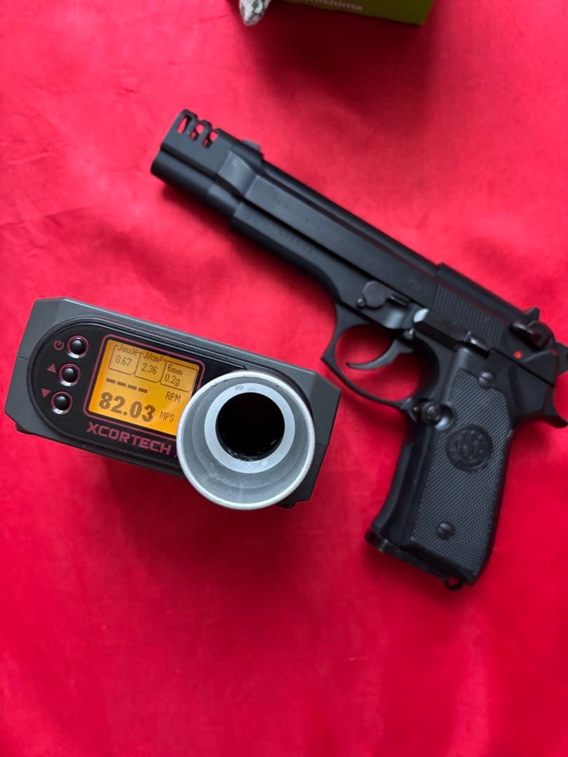 マルシン　ベレッタM92F コンペンセイターカスタム　動作ok 固定スライド