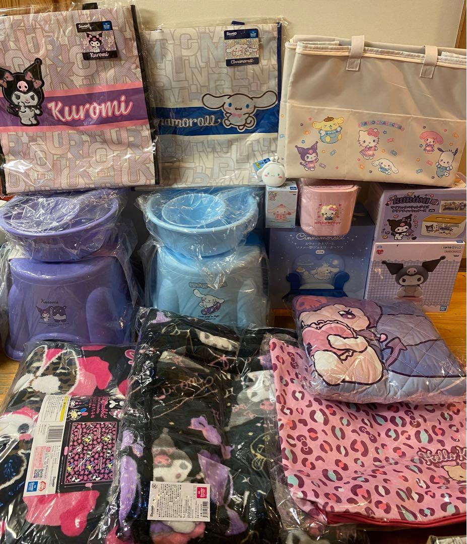 サンリオキャラクターズセット　ブランケット　お風呂セット　トートバッグ　新品