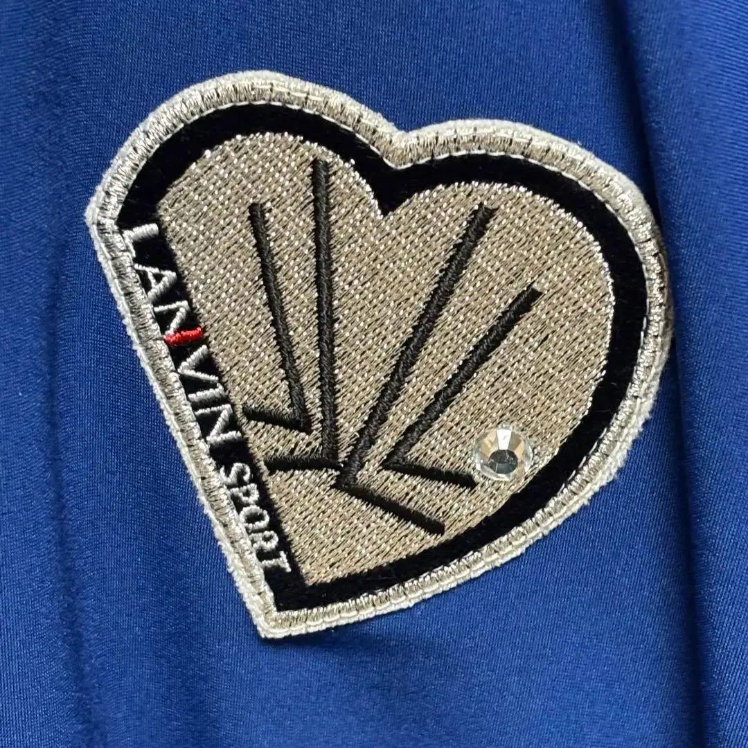 ランバンスポール　LANVIN SPORT ポロシャツ　長袖　ハーフジップ　M