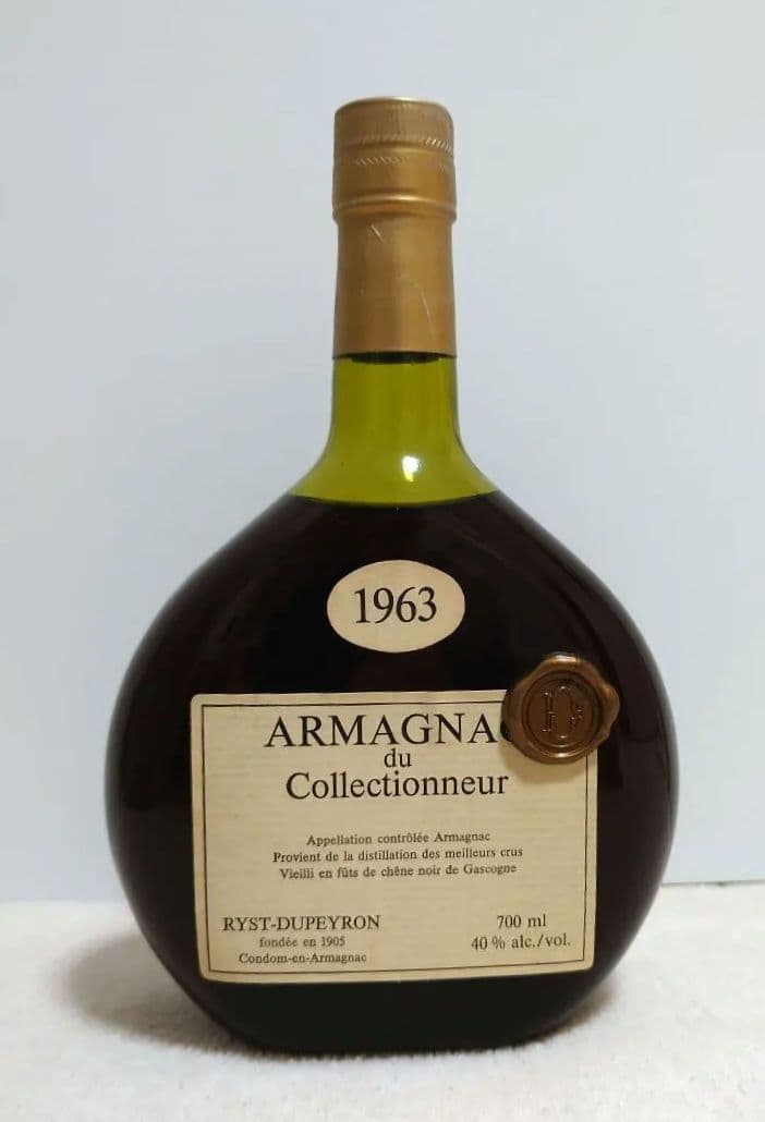 【未開栓】1963年 リスト・デュペロン アルマニャック コレクターズボトル