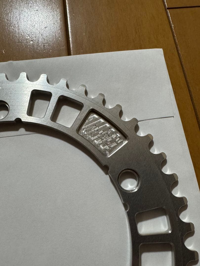 新品 aarn Track Chainring - Silver/47T 144