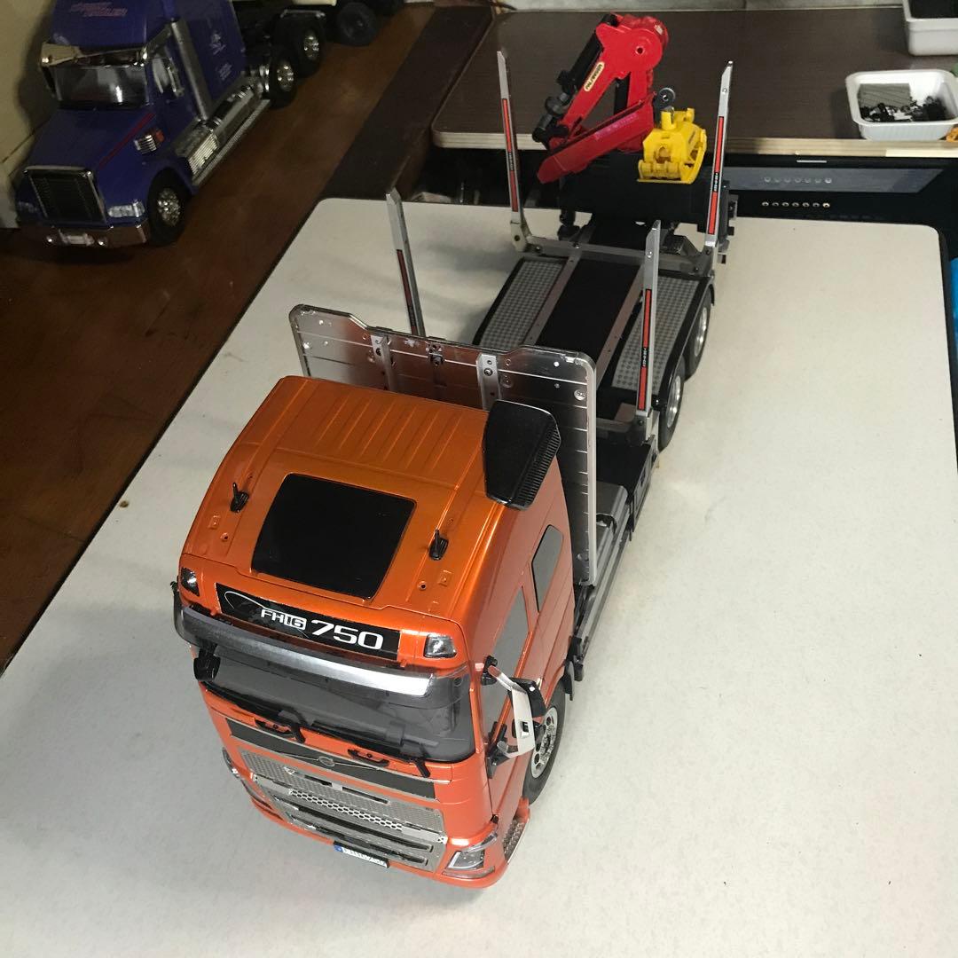 タミヤ1/14ボルボ木材運搬車