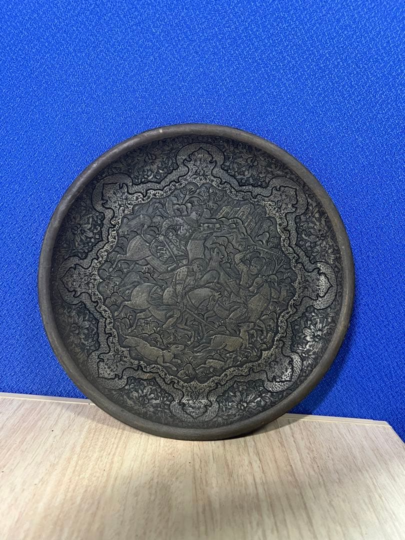 アンティーク壁掛けの皿