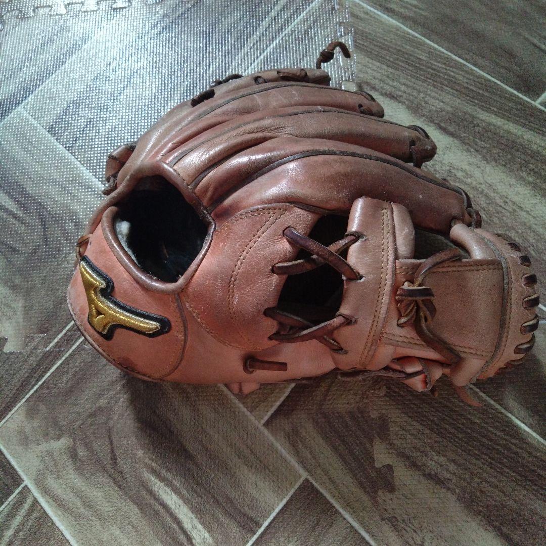 Mizuno プロ軟式グローブ オレンジ