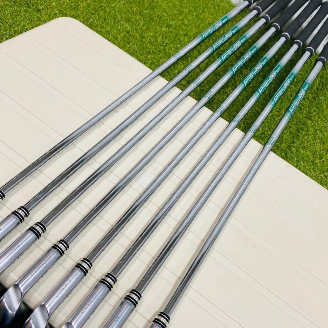 【豪華8本】ピン G430 青ドット メンズアイアンセット　スチール R