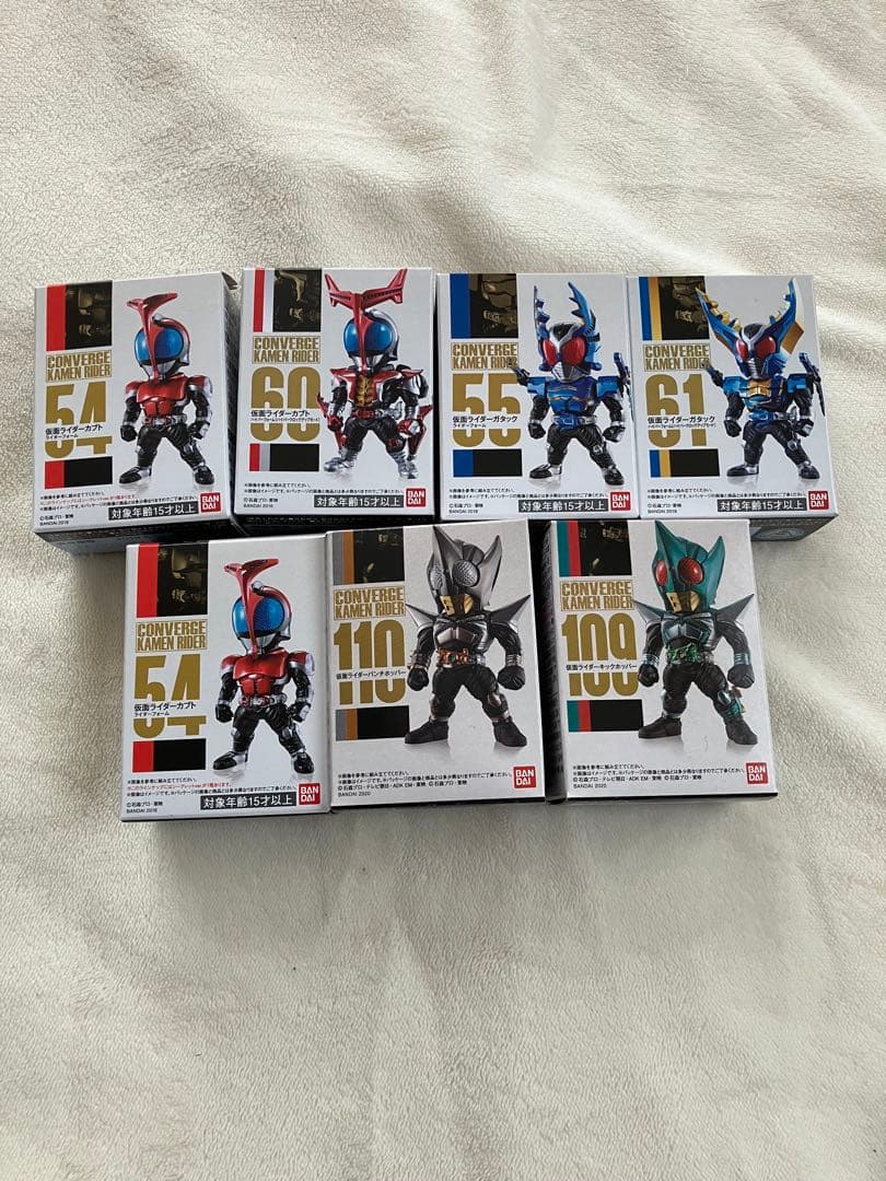 仮面ライダーカブト　CONVERGE 7体セット