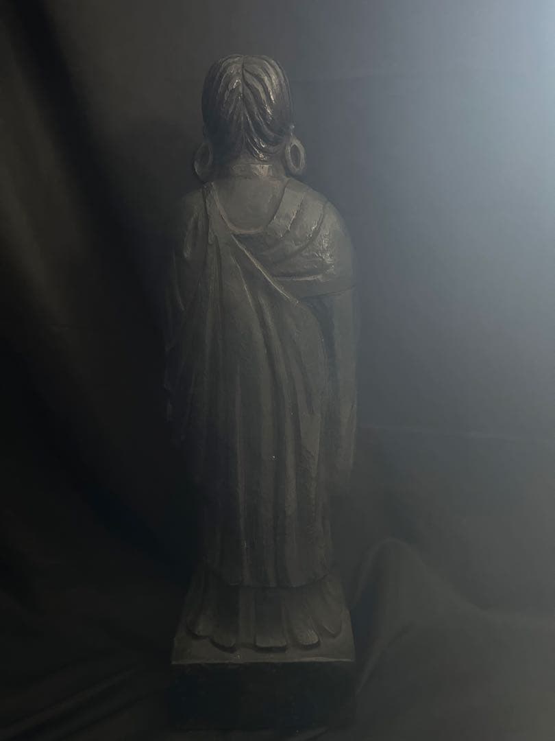 聖徳太子 銅製 像 高さ53cm 板坂辰治氏作/アンティーク